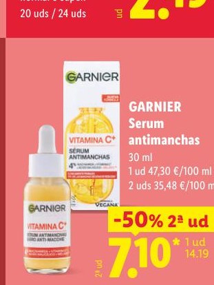 GARNIER Serum antimanchas VITAMINA C+