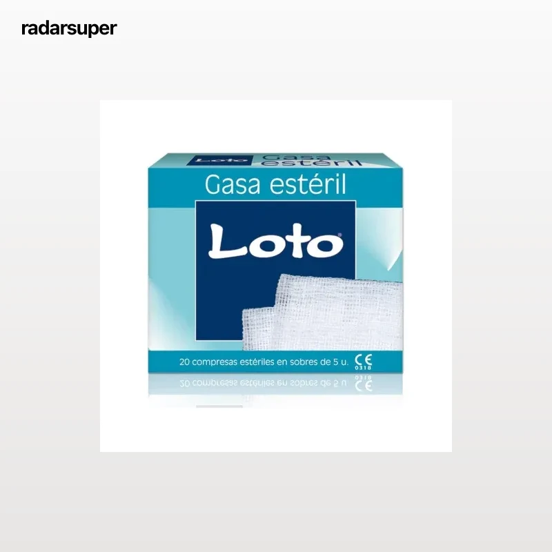 Gasa estéril Loto 20 ud.