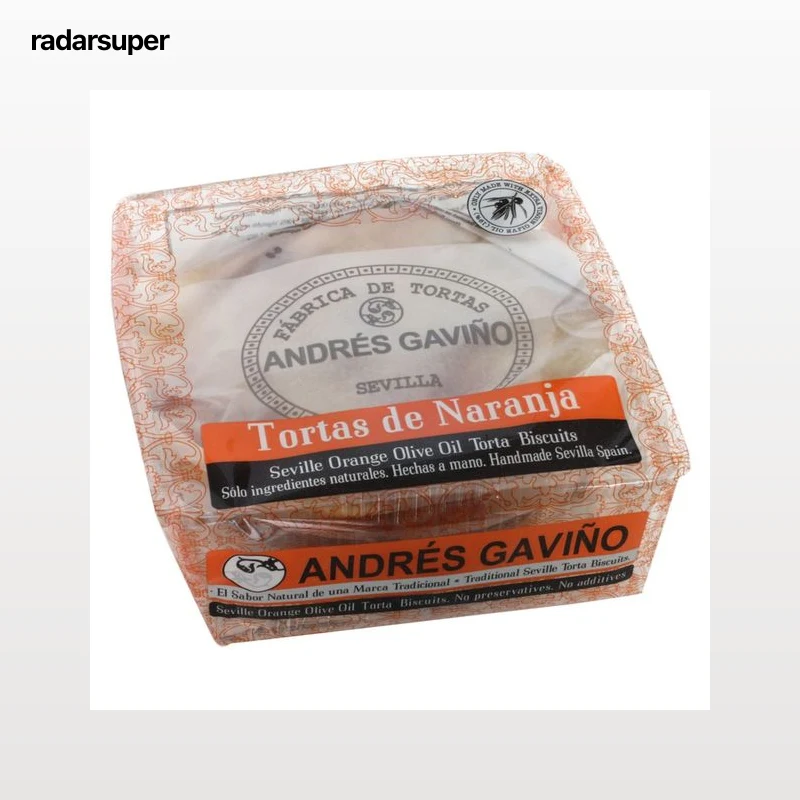 GAVIÑO Tortas de Naranja de Sevilla bolsa 180 g.