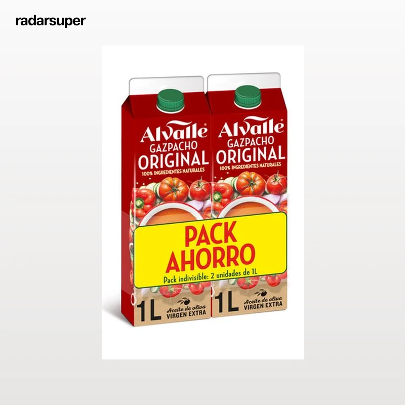 Gazpacho Alvalle 1l pack 2