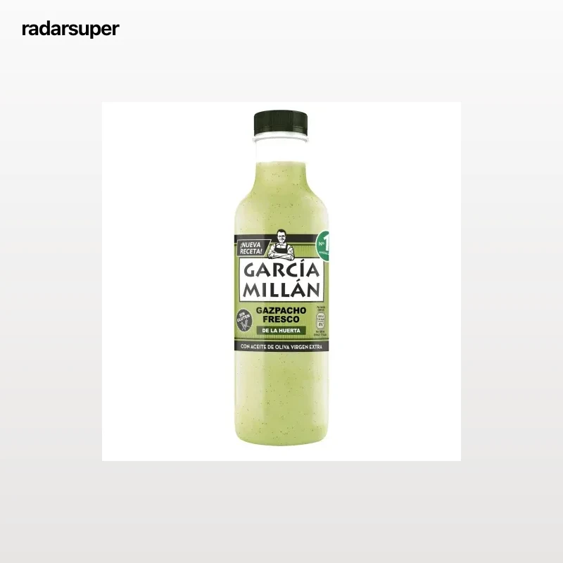 Gazpacho fresco de la huerta García Millán sin gluten 750 ml.