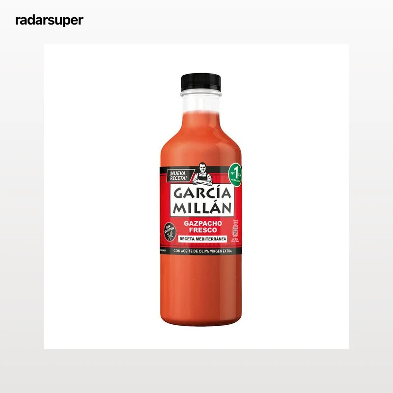 Gazpacho fresco receta Mediterránea García MIllán 1l