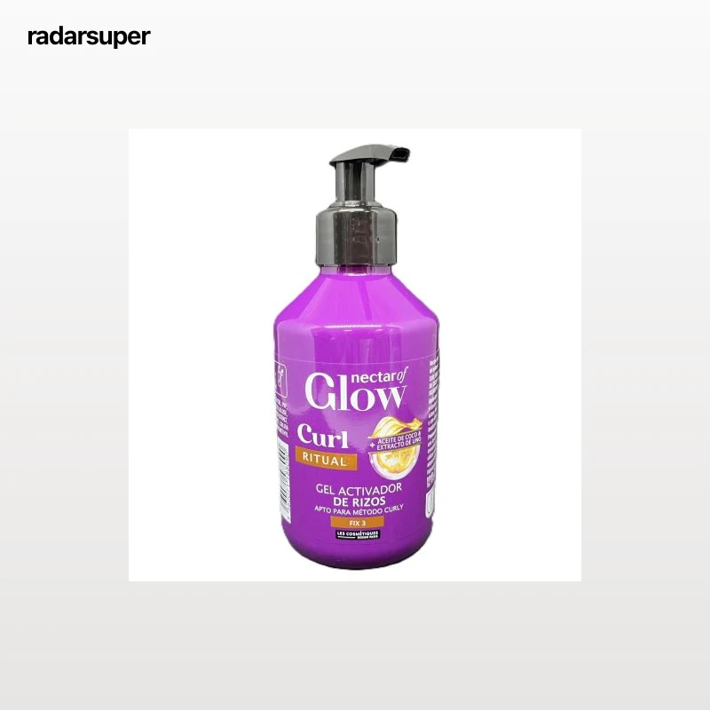 Gel activador de rizos ritual curly Nectar of Glow Les Cosmétiques 200 ml.