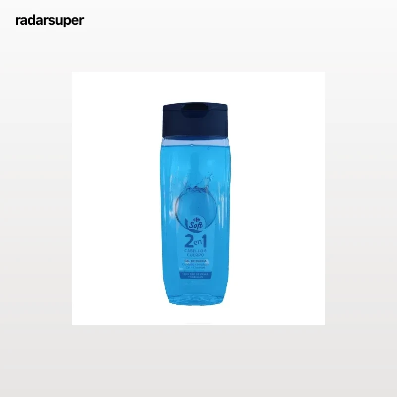 Gel de ducha 2 en 1 Soft Carrefour 500 ml.