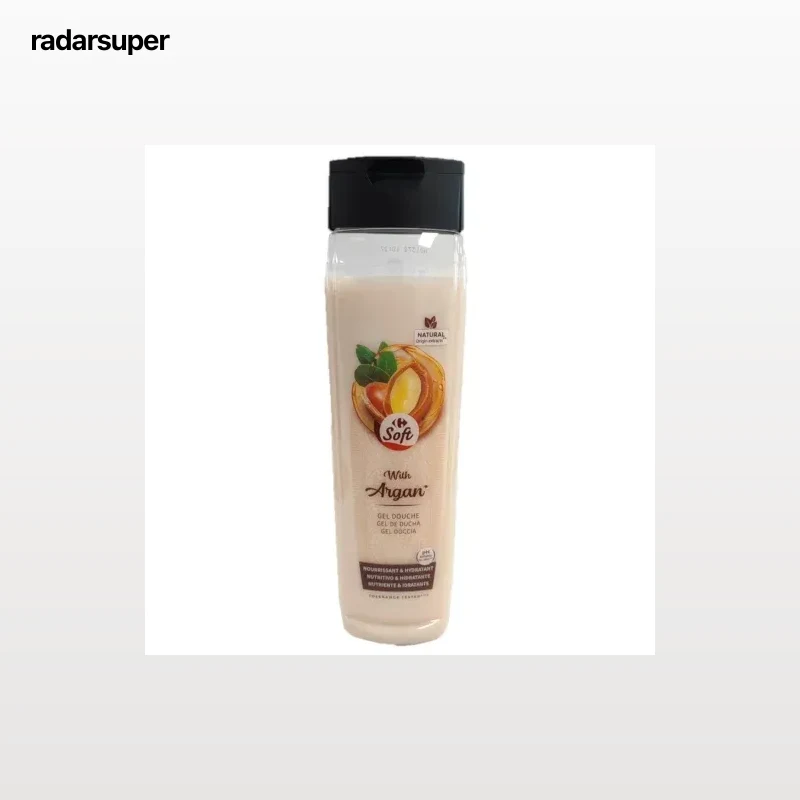 Gel de ducha argán Carrefour 750 ml.