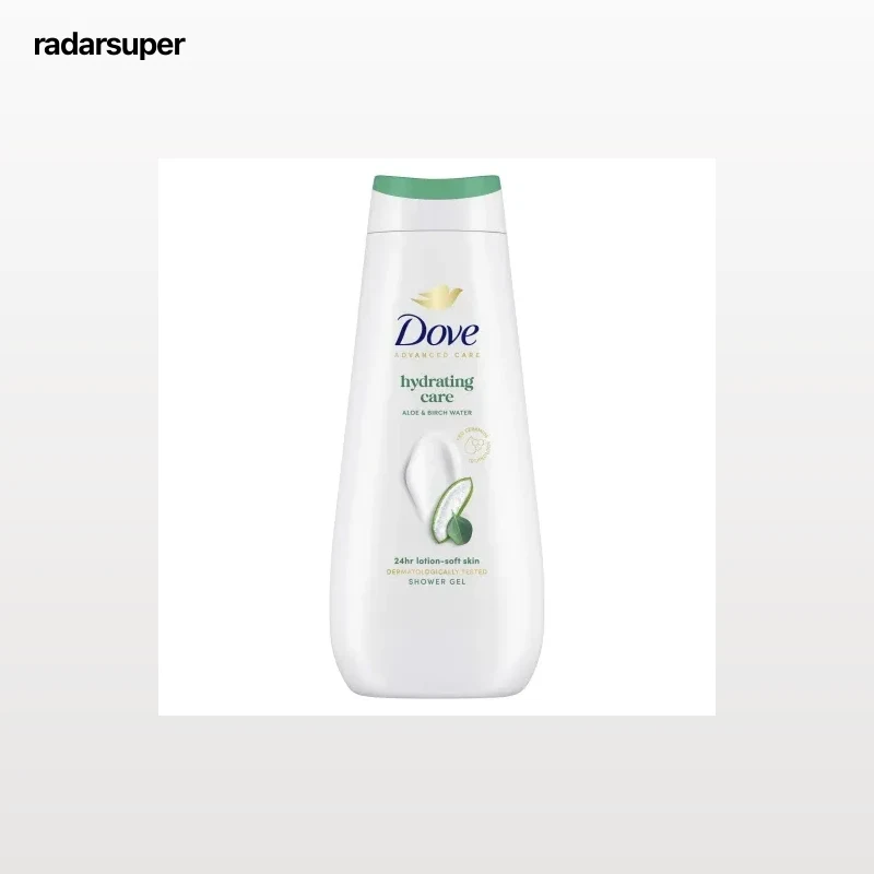 Gel de ducha cuidado hidratante aloe y agua de abedul Advanced Care Dove 400 ml.