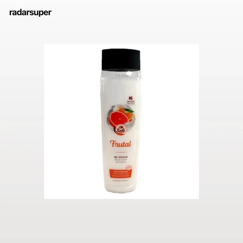 Gel de ducha frutal Carrefour 750 ml.