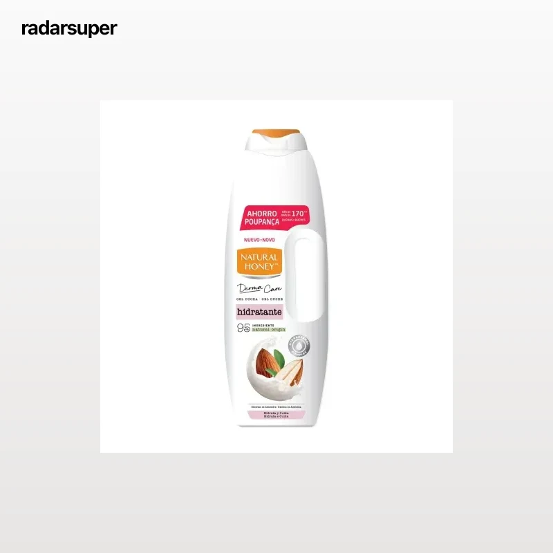 Gel de ducha hidratante Essential Care Natural Honey 1350 ml.