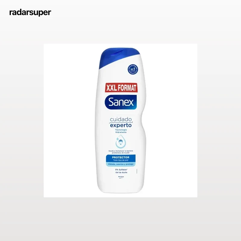 Gel de ducha hidratante Protector Cuidado Experto Sanex 850 ml.