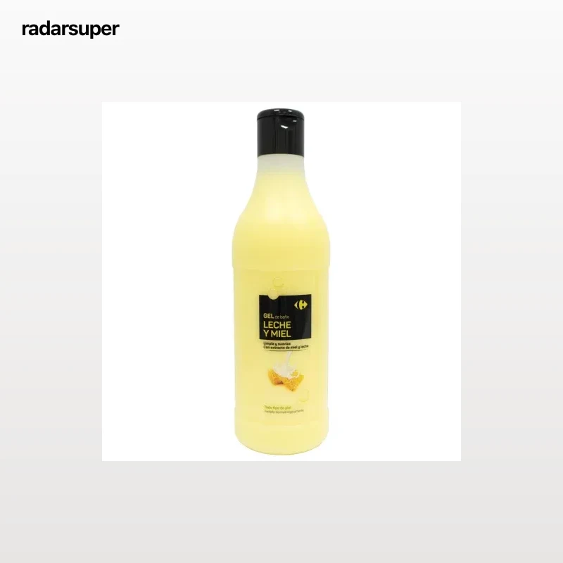 Gel de ducha leche y miel Carrefour 1,5 l.