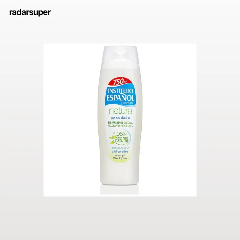 Gel de ducha para piel sensible hipoalergénico Natura Instituto Español 750 ml.