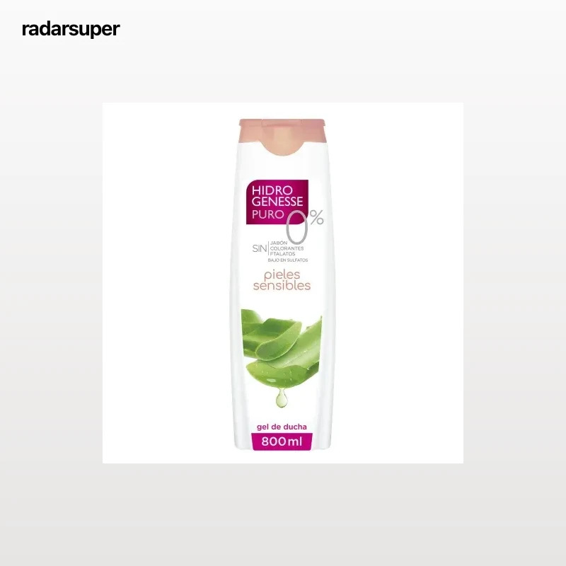 Gel de ducha Puro 0% Pieles sensibles Hidrogenesse 800 ml.