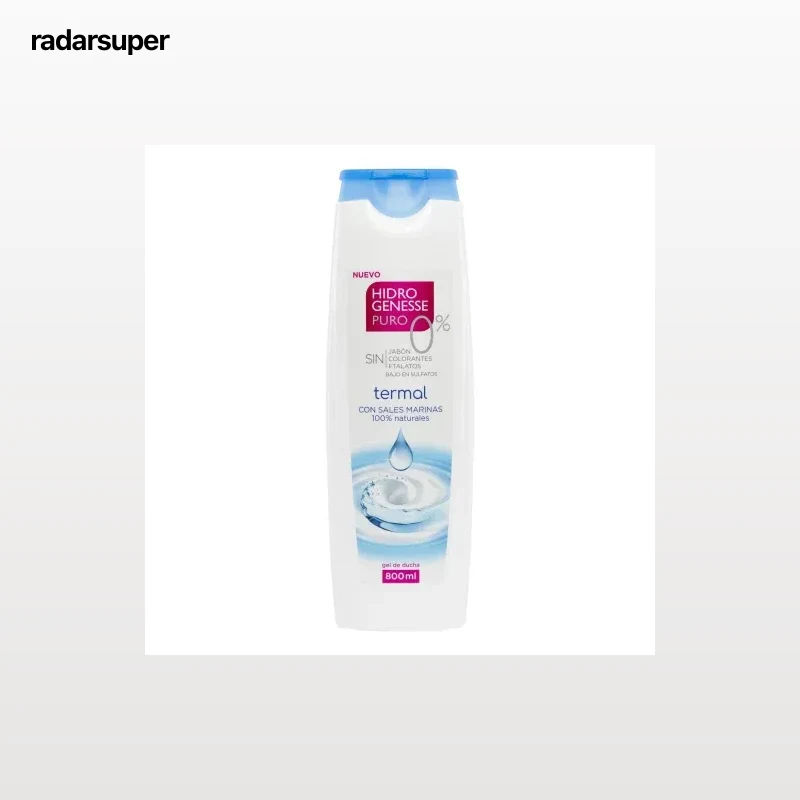 Gel de ducha Puro 0% Termal Hidrogenesse 800 ml.