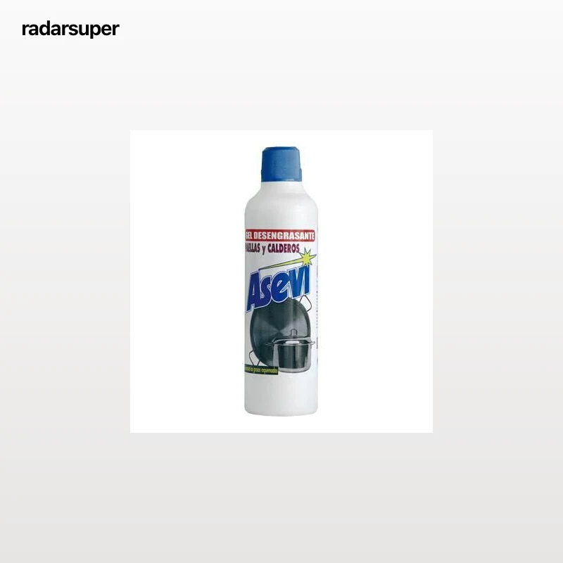 Gel desengrasante para paella y calderos Asevi 500 ml.