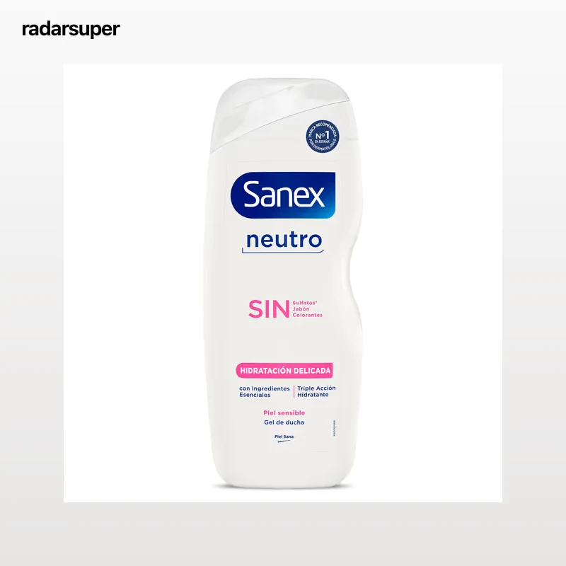 Gel de ducha hidratante piel sensible Sanex 600 ml