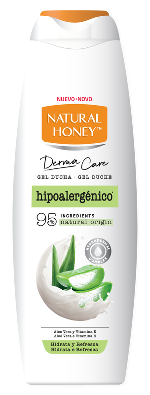 Gel de ducha natural con aloe vera y vitamina e Natural Honey 650 ml