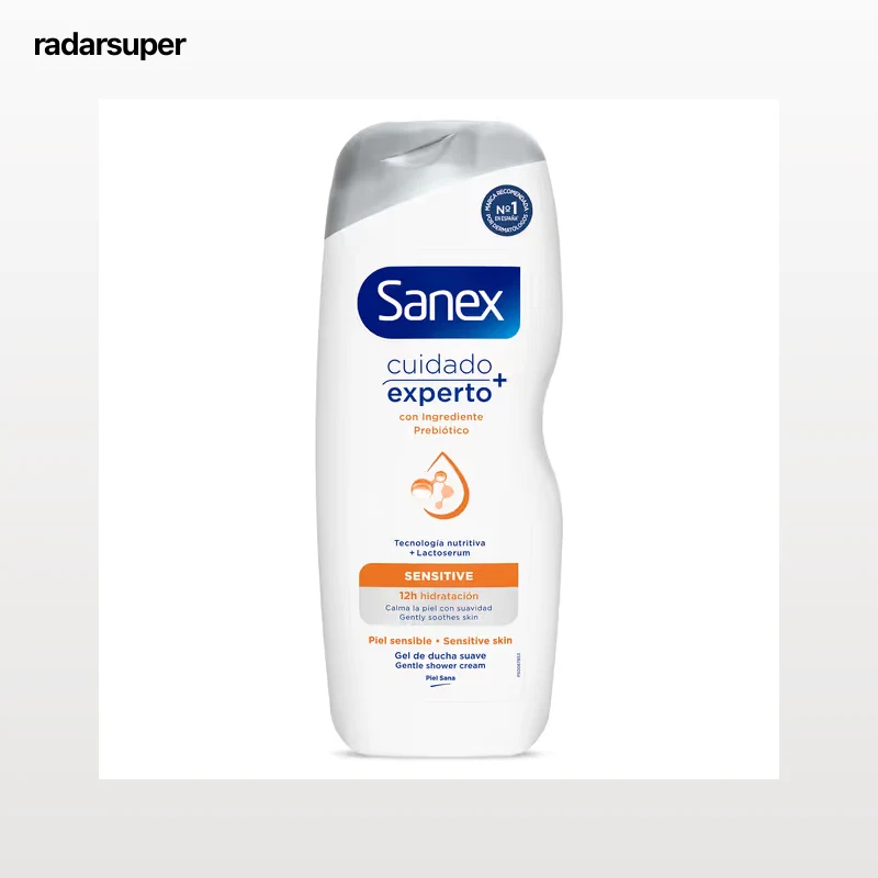 Gel de ducha natural prebiotic sensitiv Sanex 600 ml