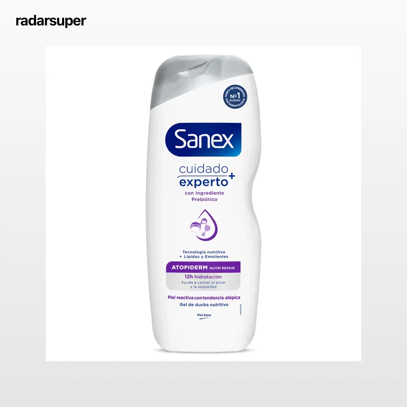 Gel de ducha natural prebiótico atopiderm Sanex 600 ml