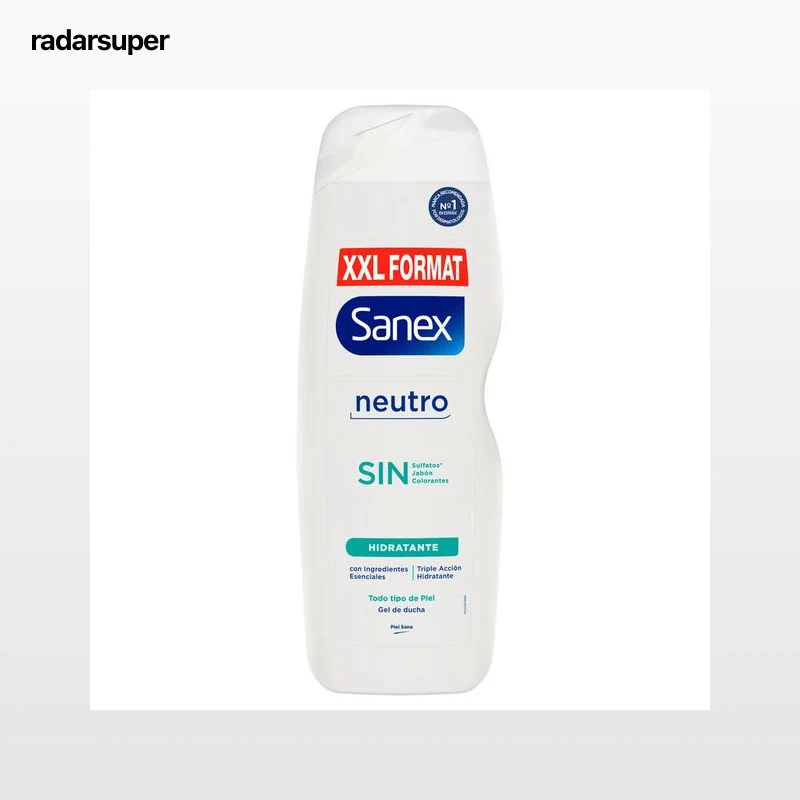 Gel de ducha Sanex neutro sin, hidratante, piel normal 850ml