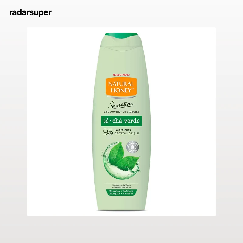 Gel de ducha té verde Natural Honey 650 ml