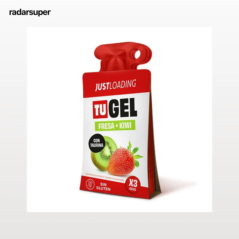 Gel Energético Fresa - Kiwi con Taurina Just Load 3x30 g