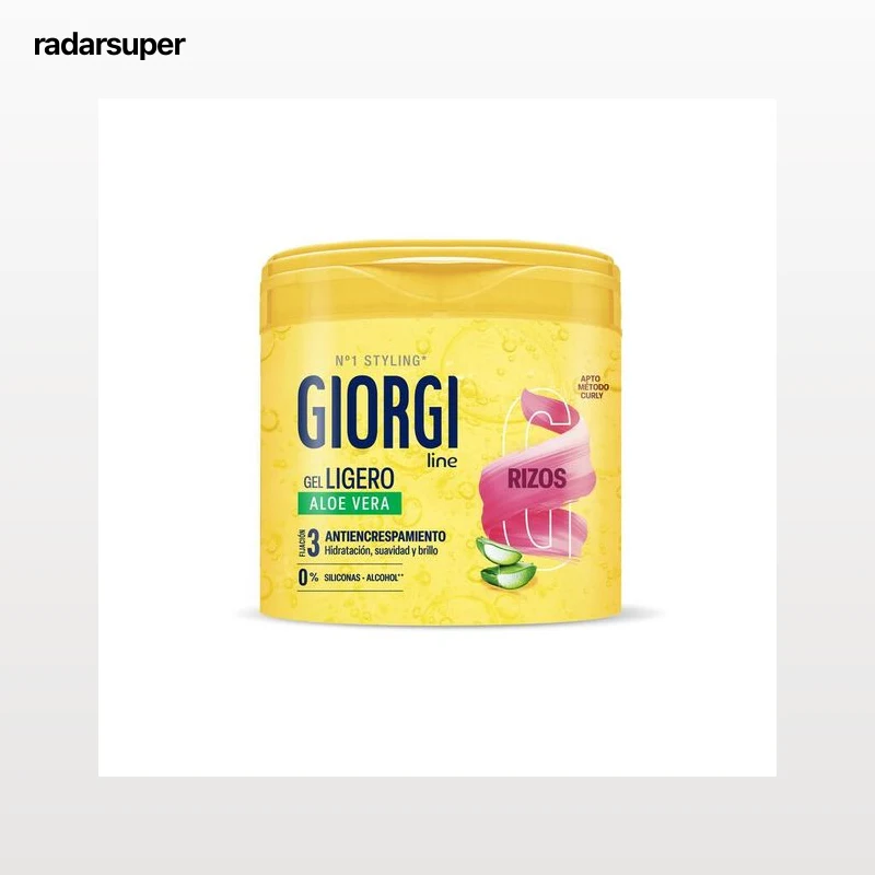 Gel fijador ligero Giorgi 400ml rizos aloe vera