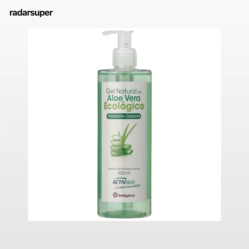 Gel hidratante natural ecológico con aloe vera Bodyplus 400 ml