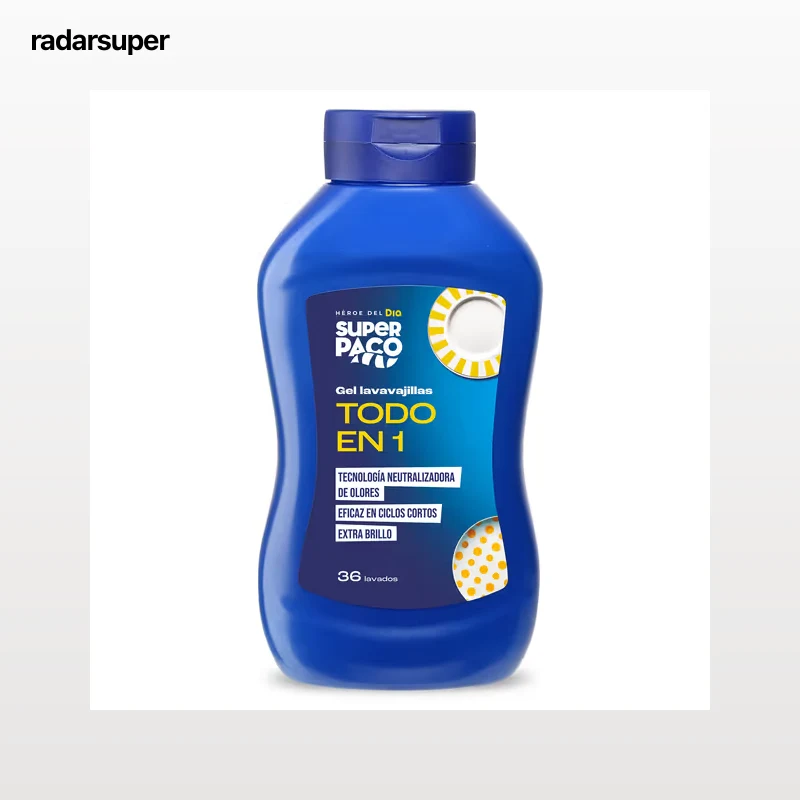 Gel para lavavajillas Dia Super Paco 36 lavados 648 ml