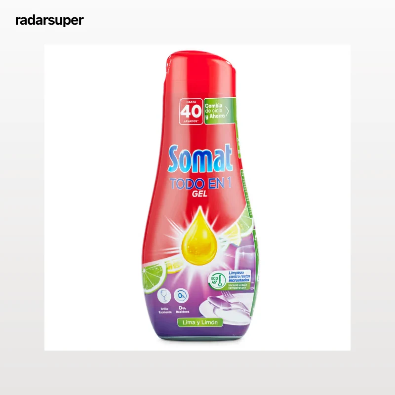 Gel para lavavajillas Somat 40 lavados 640 ml