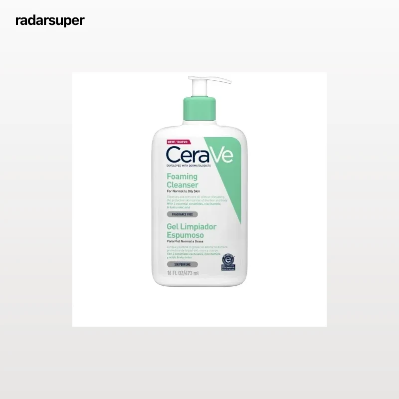 Gel limpiador espumoso Cerave 473 ml.