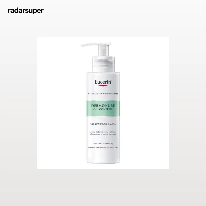 Gel limpiador facial DermoPure Eucerin 400 ml.