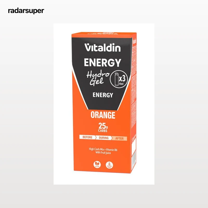 Gel líquido energético sabor naranja Vitaldin 165ml