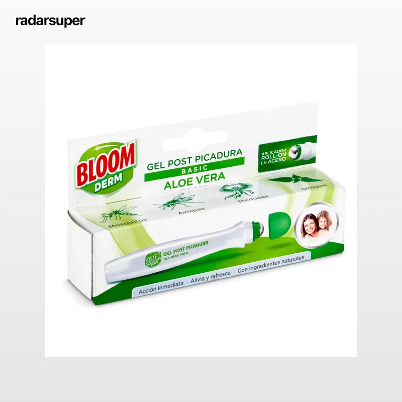 Gel post picadura con aloe vera Bloom 1 unidad