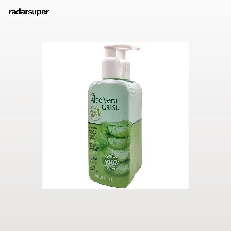 Gel puro de aloe vera Grisi 250 ml.