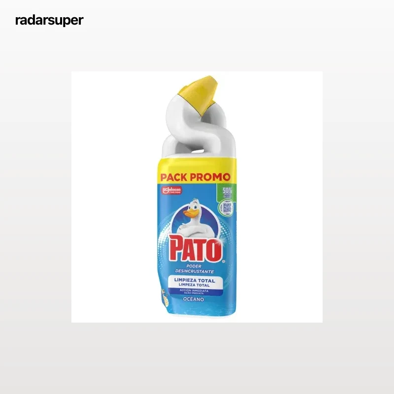 Gel WC acción total océano Pato pack de 2 unidades de 750 ml.