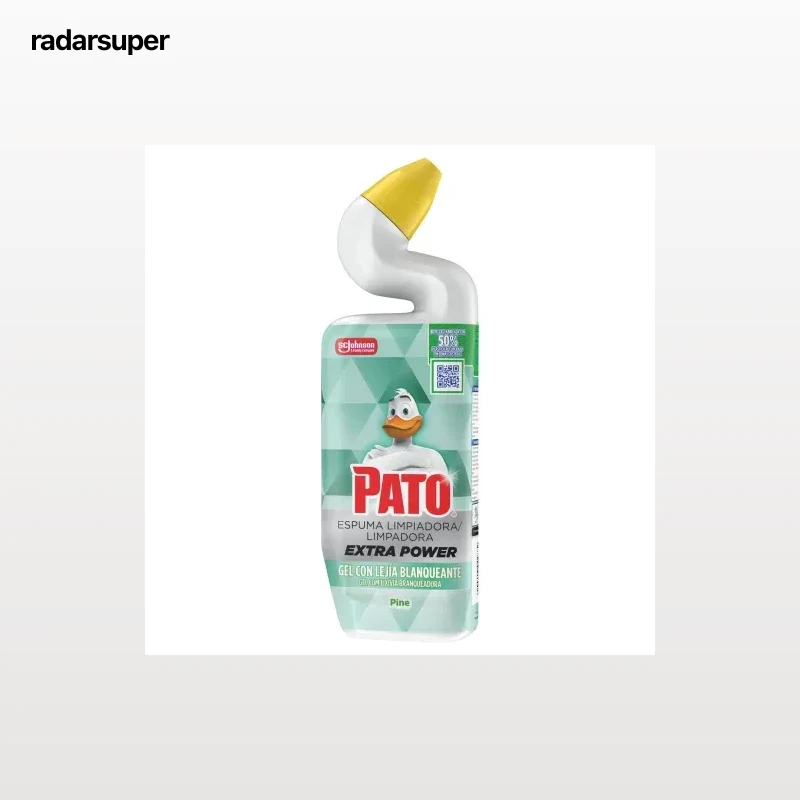 Gel WC con lejía y espuma limpiadora fresh Extra Power Pato 750 ml.
