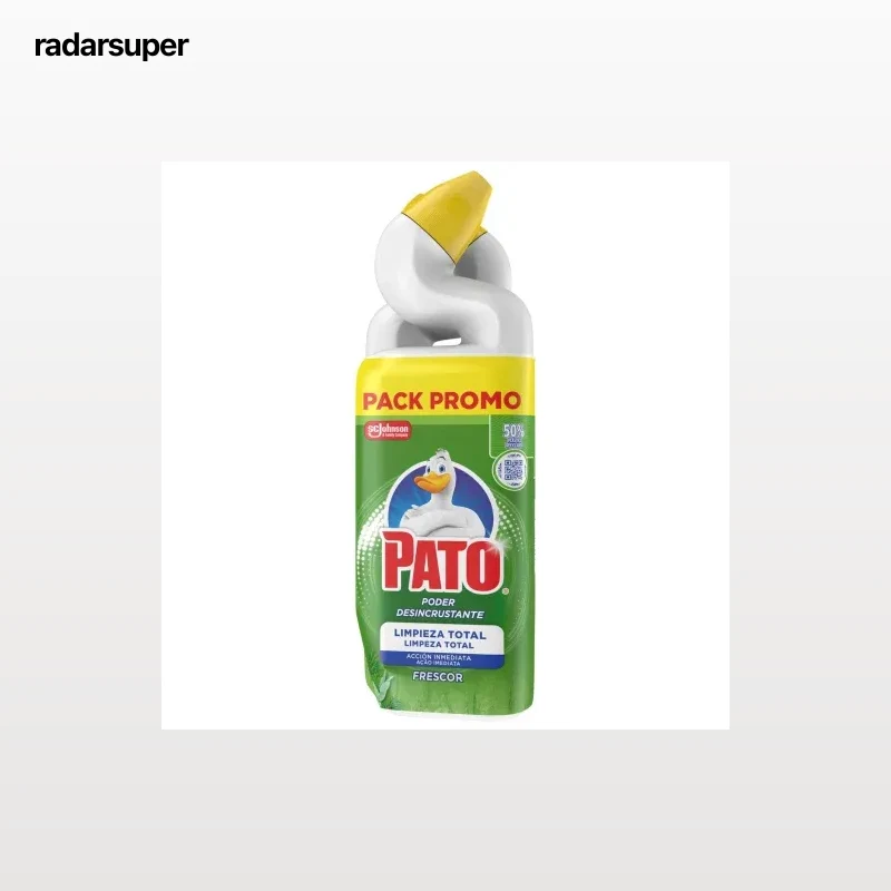 Gel WC limpieza total frescor Pato pack de 2 unidades de 750 ml.