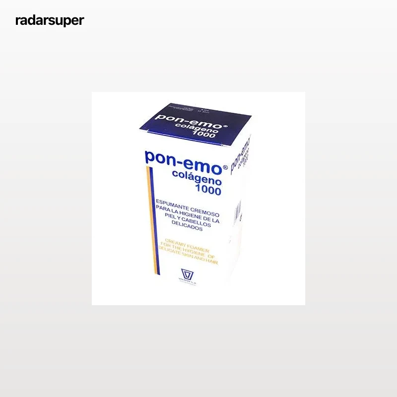 Gel y champú para la higiene de la piel y cabellos delicados Pon-emo Colágeno 1000 ml.