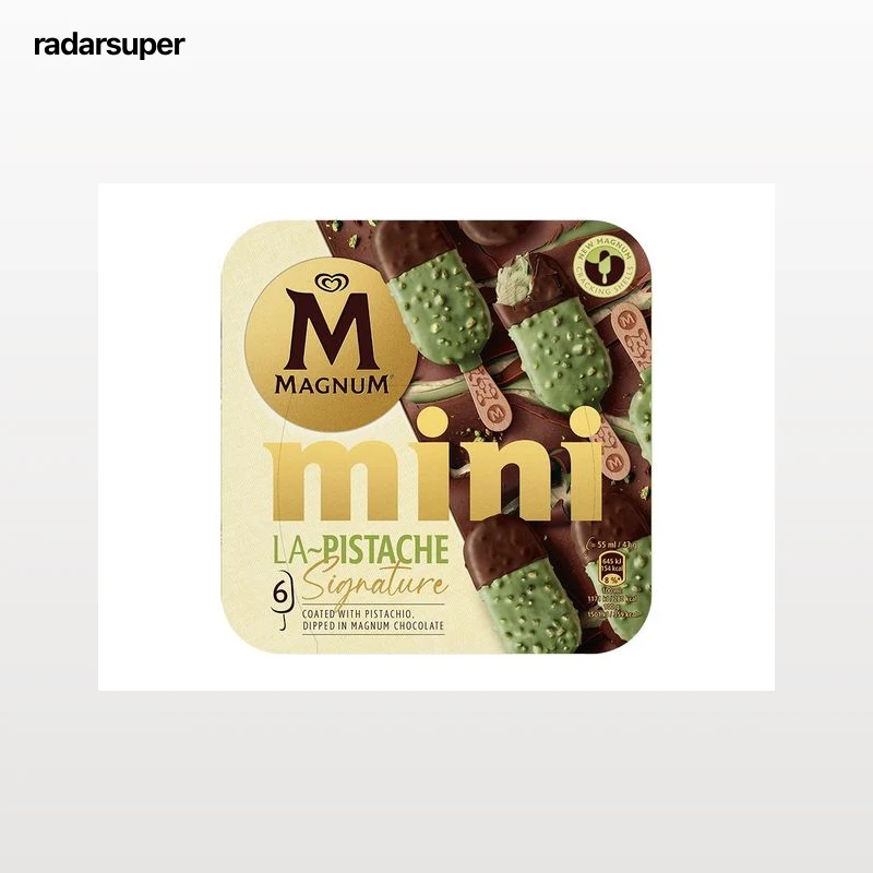 GELADO MAGNUM MINI LA PISTACHE 6X55ML
