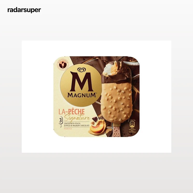 GELADO MAGNUM LA PECHE 3X90ML
