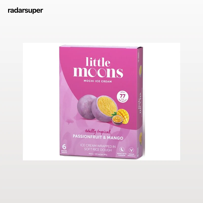 GELADO MOCHI LITTLE MOONS MANGA MARACUJÁ 192G (6UN)