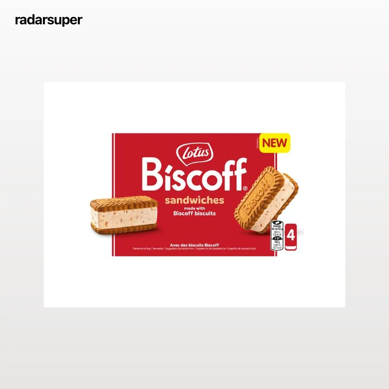 GELADO SANDWICH LOTUS BISCOFF 4X80ML
