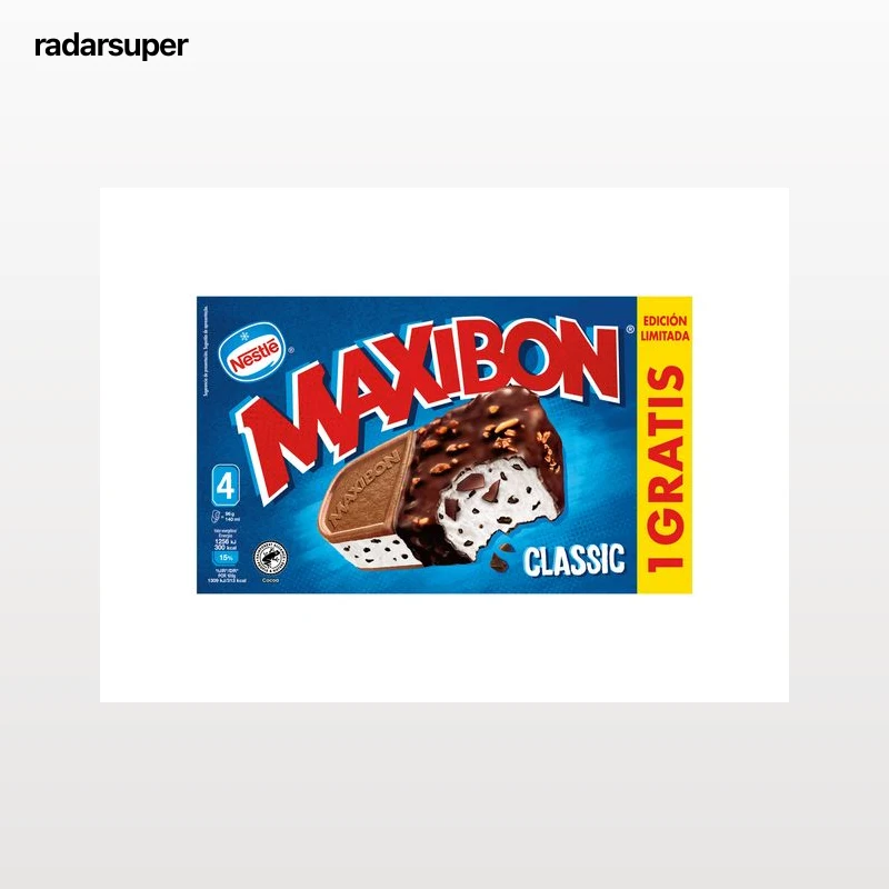 GELADO SANDWICH MAXIBON 1 GRÁTIS 4X140ML