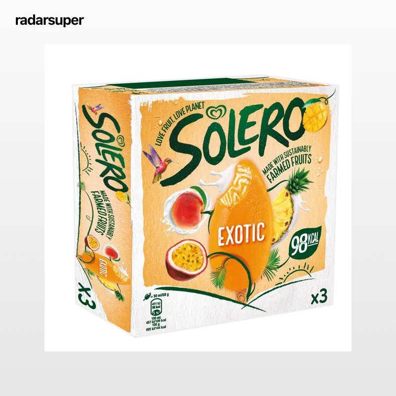 GELADO SOLERO EXOTICO 3X90ML