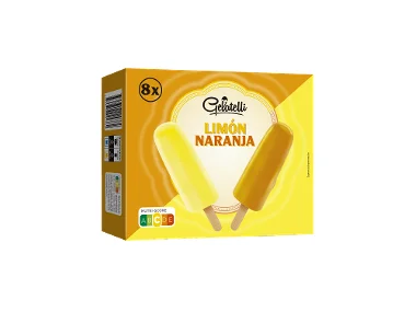 GELATELLI Polo de limón y naranja