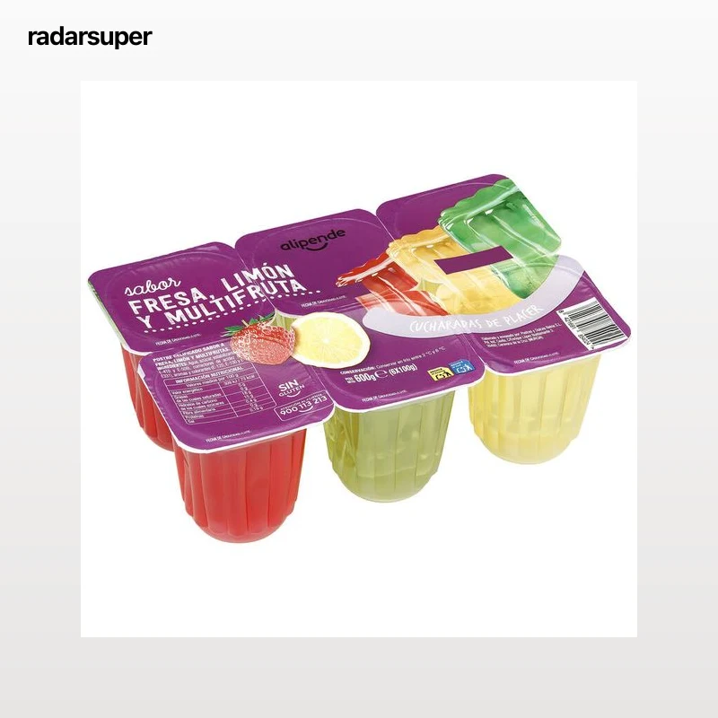 Gelatina Alipende Pack 6 Sabores