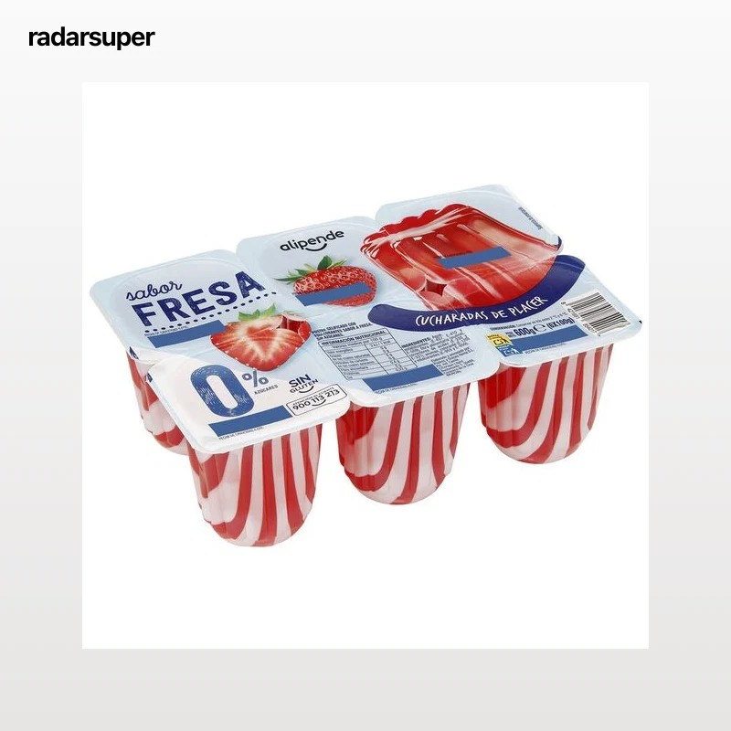 Gelatina Light Alipende Pack 6 Fresa
