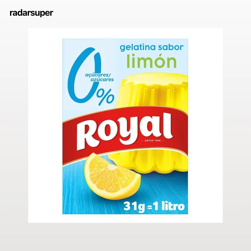 Gelatina light de limón Royal 31g