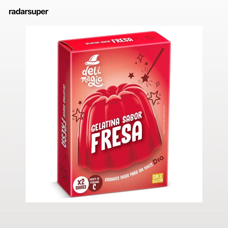 Gelatina sabor fresa Dia Delimagic 170 g
