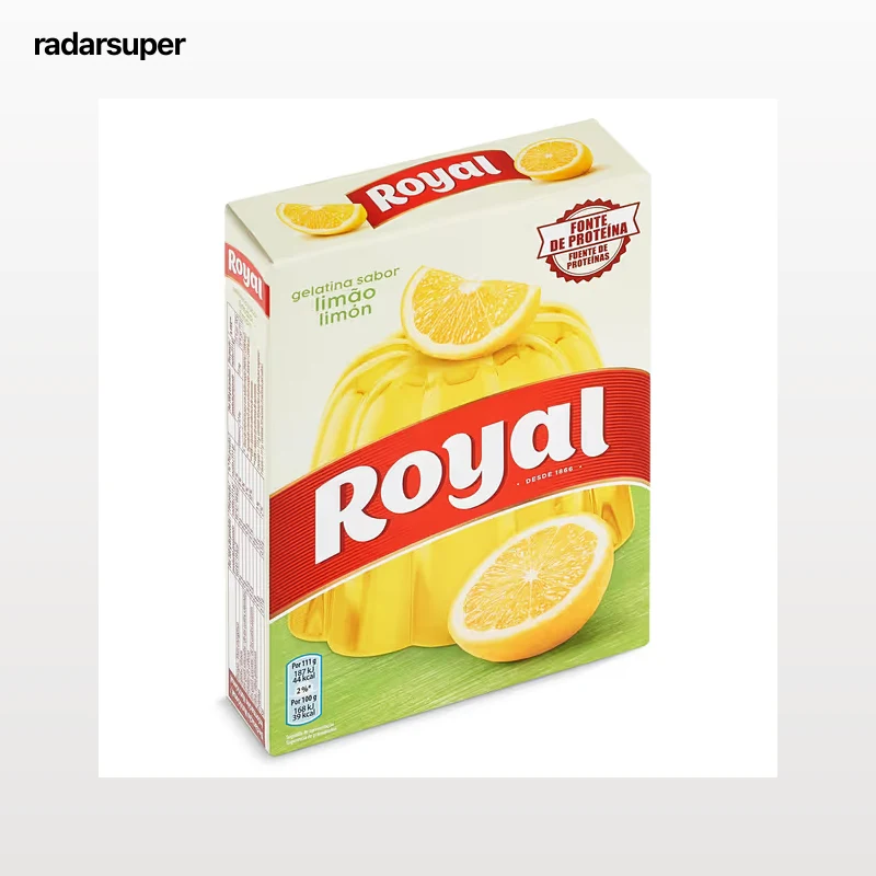 Gelatina sabor limón Royal 114 g